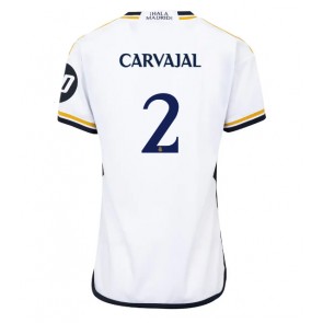 Real Madrid Daniel Carvajal #2 Domaci Dres za Ženska 2023-24 Kratak Rukavima